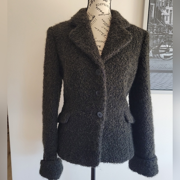 ARMANI Collezion Lined Wool Jacket. Size 8 - Picture 4 of 12